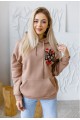 Nation, women's beige sweatshirt