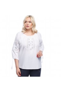 Biloslava, blouse for women of large size