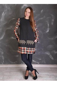 Aneta, Coat with embroidery