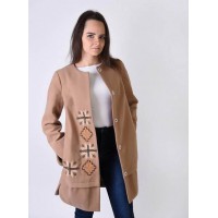 Купити Star, women's coat with embroidery  в Крамниці вишитого одягу