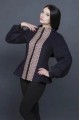 Girl, coat with embroidery