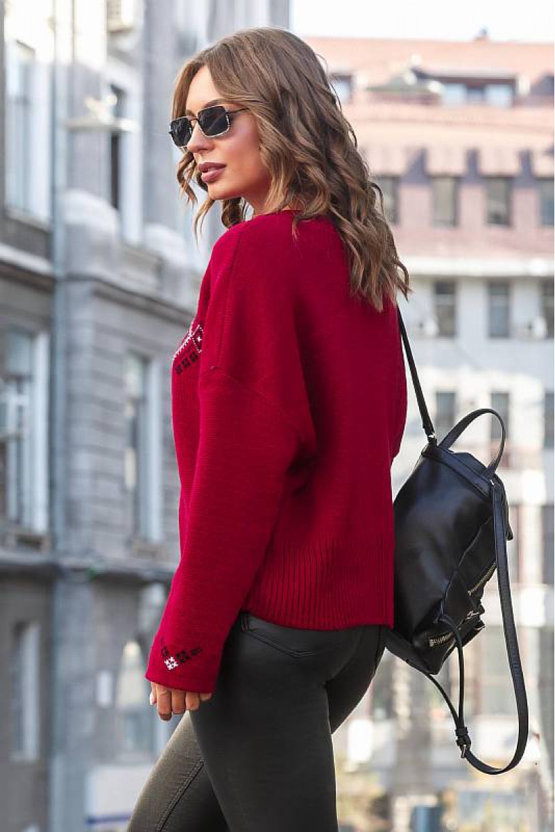 Джемпер оверсайз в українському стилі "Етно"