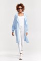 Вязаный кардиган «Зефирка» в голубом цвете, oversize 54-60 - ваш идеальный стильный выбор!