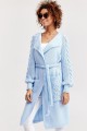 Вязаный кардиган «Зефирка» в голубом цвете, oversize 54-60 - ваш идеальный стильный выбор!