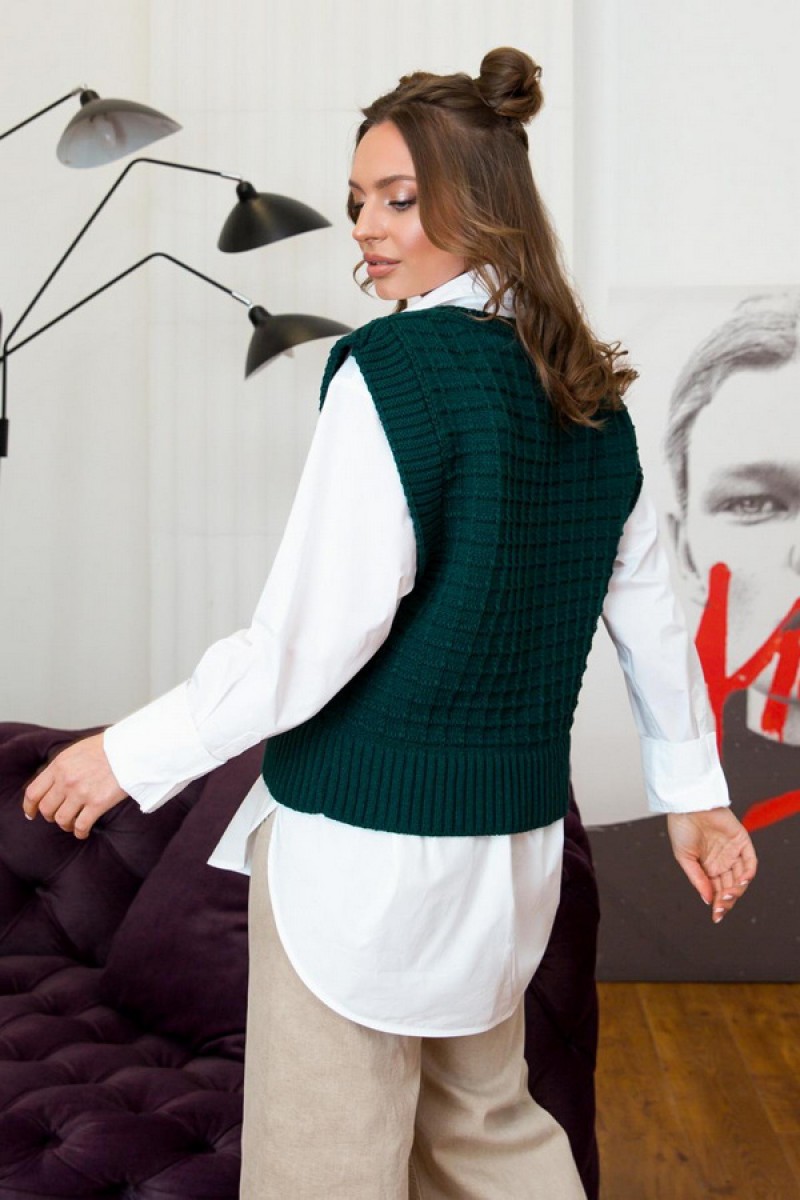 Molly, knitted knitted vest
