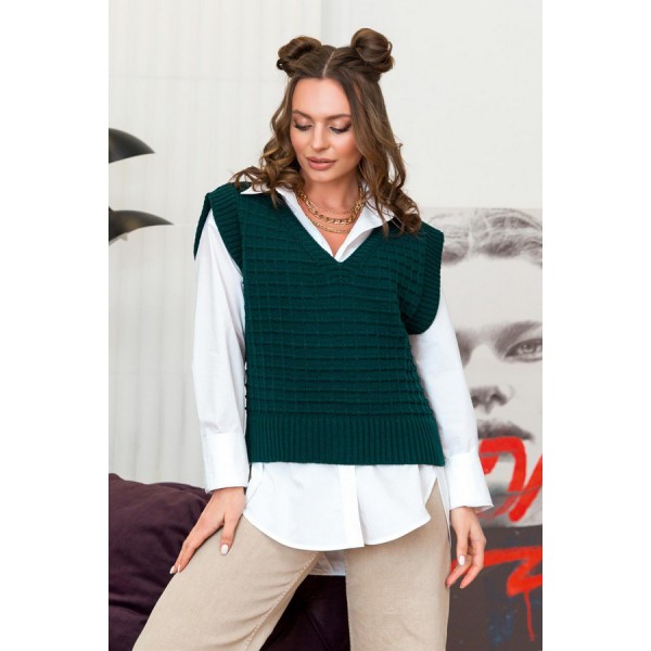 Molly, knitted knitted vest