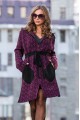 Michelle, warm knitted trench coat