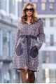 Michelle, warm knitted trench coat