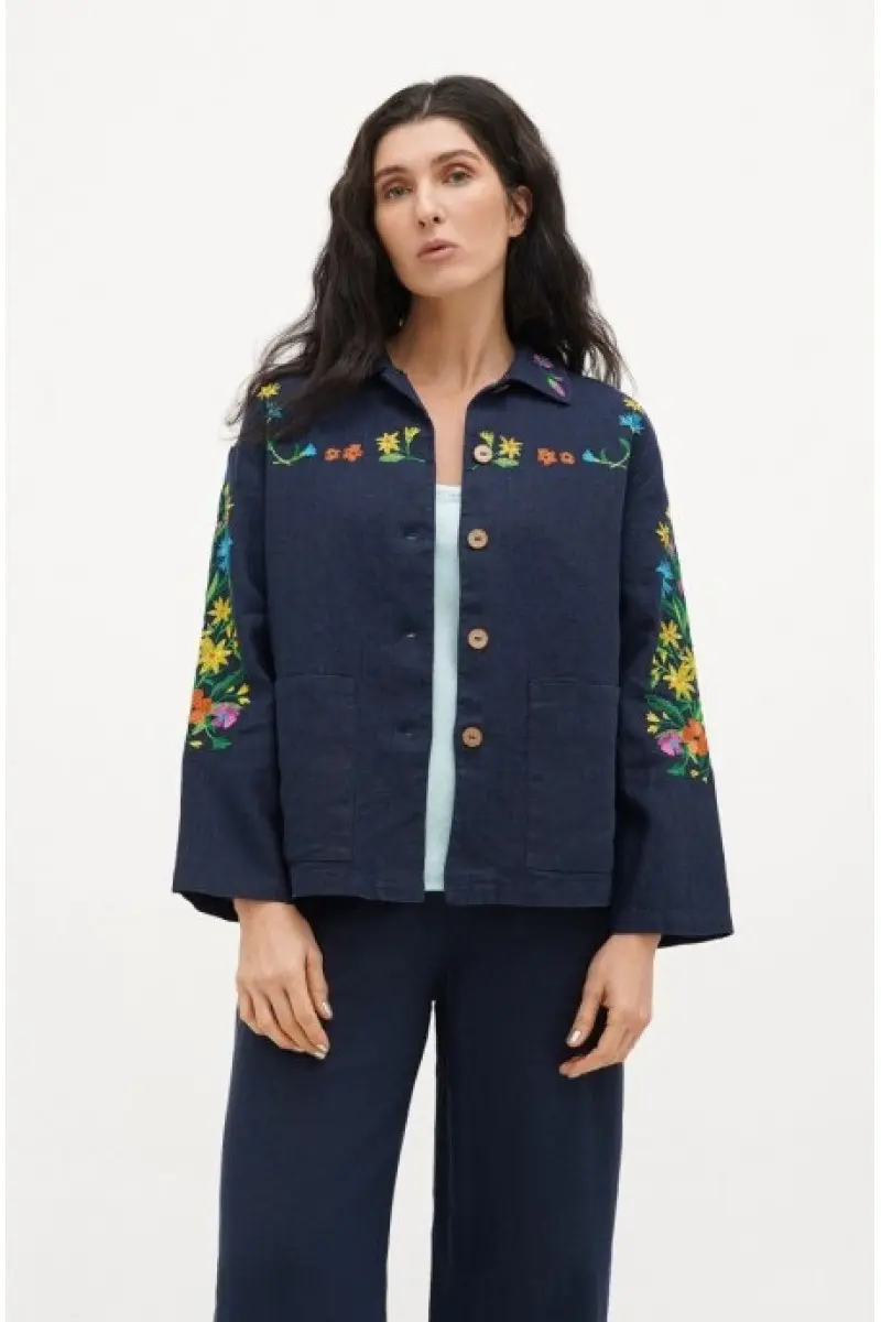 Unlined linen jacket best sale